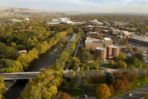 campus scenes, aerials, fall, jk