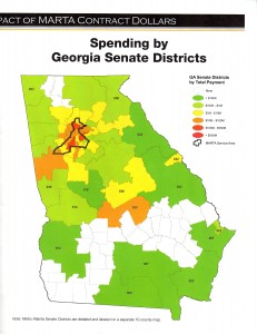 Ga. Senate districts Ga. Senate districts