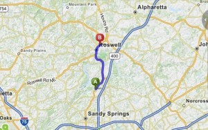Grady site location, map Grady site location, map