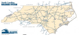 NC rail map NC rail map