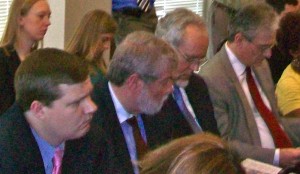 The team that oversees the public education and campaign for the 2012 sales tax referendum includes (left to right) Paul Bennecke, principal of Marietta-based Red Clay Strategies; Earl Bender, president of Alexandria, Va. -based Totten Communications; David Hill, of Auburn-based Hill Research Consultants; and Glenn Totten, of Totten Communications. The team that oversees the public education and campaign for the 2012 sales tax referendum includes (left to right) Paul Bennecke, principal of Marietta-based Red Clay Strategies; Earl Bender, president of Alexandria, Va. -based Totten Communications; David Hill, of Auburn-based Hill Research Consultants; and Glenn Totten, of Totten Communications.