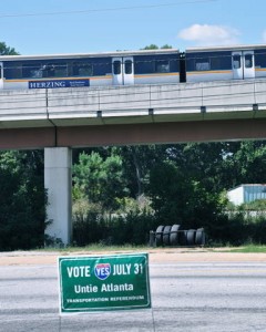 Vote Yes, with MARTA train Vote Yes, with MARTA train