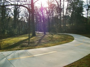 Winding path envisioned for Buckhead trail. Winding path envisioned for Buckhead trail.