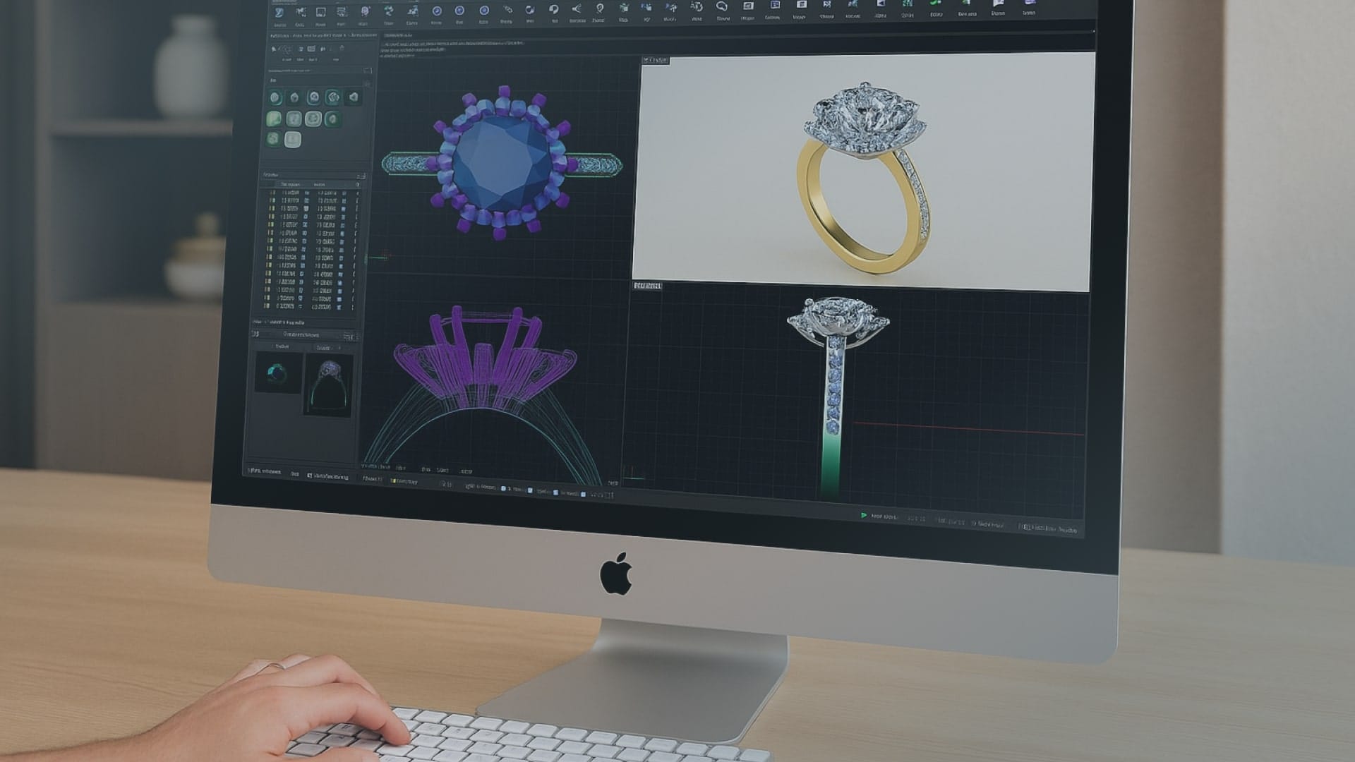 The Jewelry Design Process Using CAD