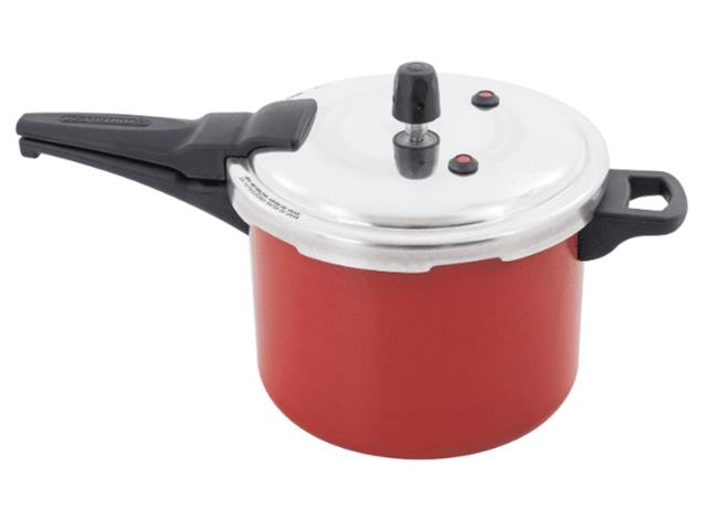 Panela de Pressão Fechamento Externo Fortaleza Vermelha 6 Litros - 2