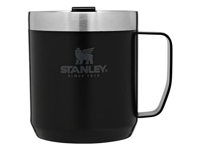 Caneca Térmica com Tampa Stanley Camp Mug Matte Black 350ML - 1