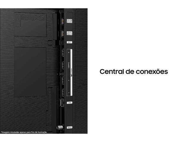 Smart TV QLED 75" Samsung Pontos Quânticos UHD 4K IA Quantum HDR 4HDMI - 8