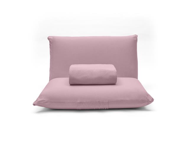 Jogo de Cama Casal Buettner Basic Liso Rose Blush 3 Peças - 3