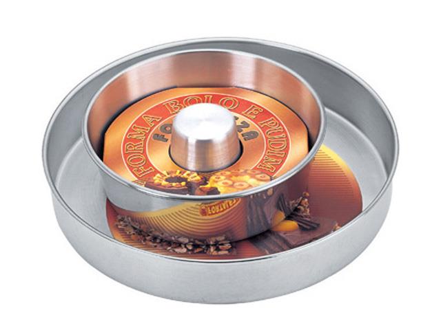 Kit Assadeira Redonda e Forma para Pudim Fortaleza 2 Peças - 1