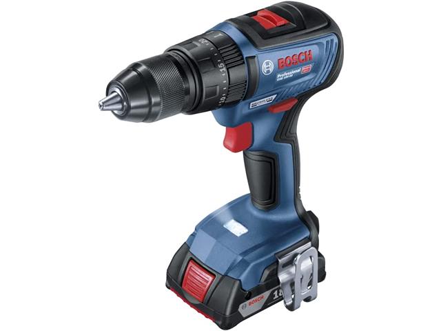 Parafusadeira Furadeira Impacto Bosch GSB 18V 2 Baterias e Maleta - 1