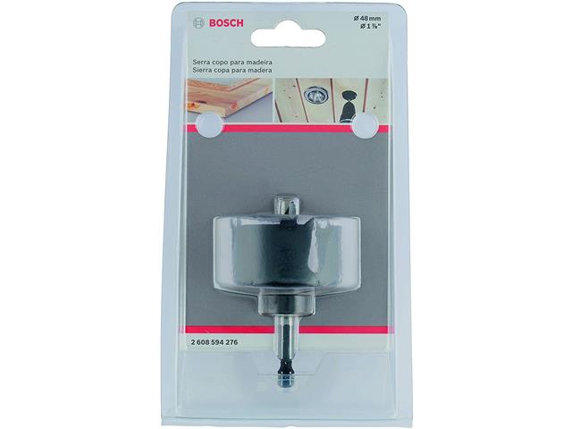 Serra Copo Bosch para Madeira ø 48mm 1 7/8" - 1