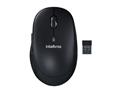 Mouse Intelbras Sem Fio MSI100 6 Botões 2.4GHz USB Pilha Inclusa Preto