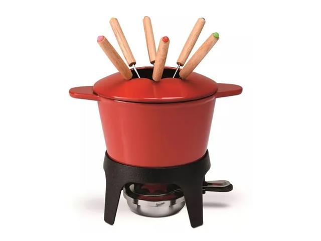 Conjunto para Fondue Haus Sauté Vermelho 10 Peças - 1
