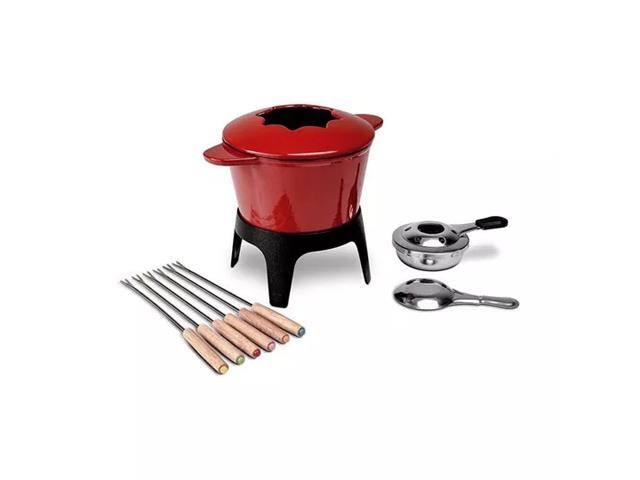 Conjunto para Fondue Haus Sauté Vermelho 10 Peças - 2