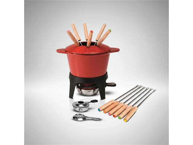 Conjunto para Fondue Haus Sauté Vermelho 10 Peças - 6