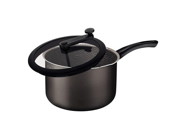 Pipoqueira Tramontina Paris Antiaderente Chumbo Tampa de Vidro 22CM - 1