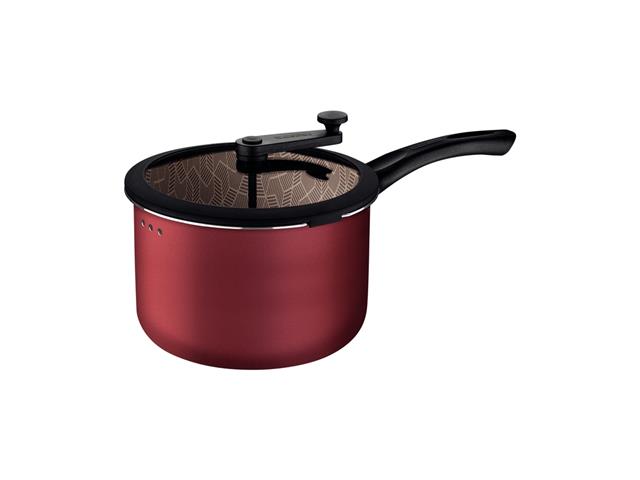 Pipoqueira Tramontina Paris Antiaderente Vermelha Tampa de Vidro 22CM - 2