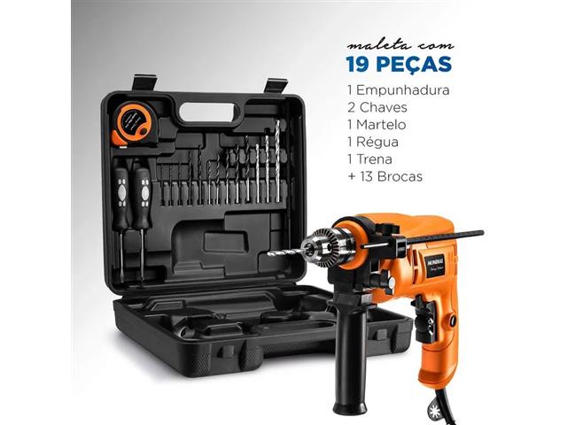 Furadeira com Impacto Mondial FI-RH-01M Rodrigo Hilbert 650W 