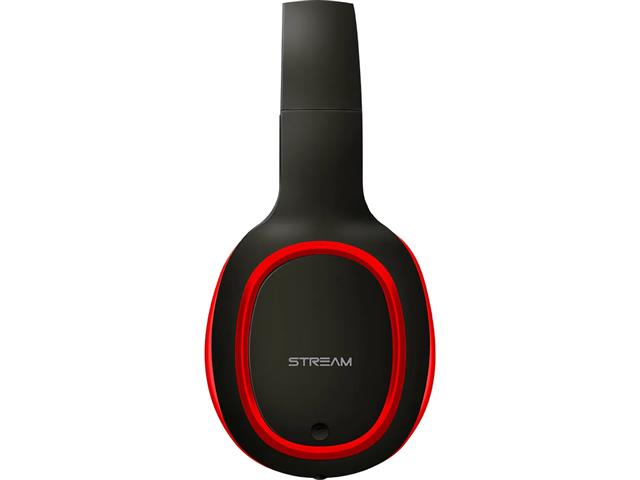 Headset Bluetooth ELG EPB-MS1RD Stream com Microfone Preto e Vermelho - 1