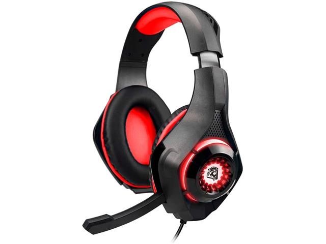 Headset Gamer ELG HGRO1 Ryoko Multiplataforma P3 Preto e Vermelho - 1