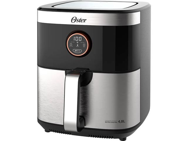 Fritadeira Elétrica Sem Óleo Oster Black Inox 4,8 Litros 1500W 110V - 2