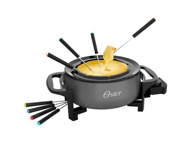 Panela Elétrica para Fondue Oster Cinza 1000W 110V