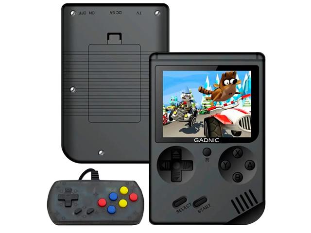 Consola de Juegos Gadnic GM1 Retro 8 Bit 500 Juegos + Remoto