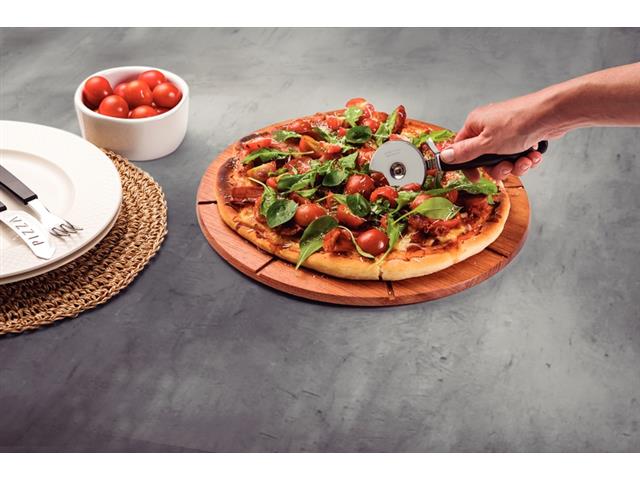 Cortador para Pizza Tramontina Utilitá em Aço Inox com Cabo Preto
