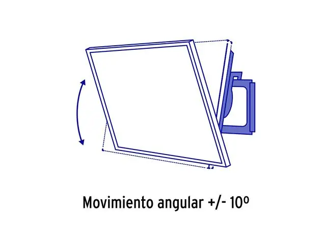Soporte Truper para Pantallas 26" a 65" Mov Angular 82 Kg color Negro