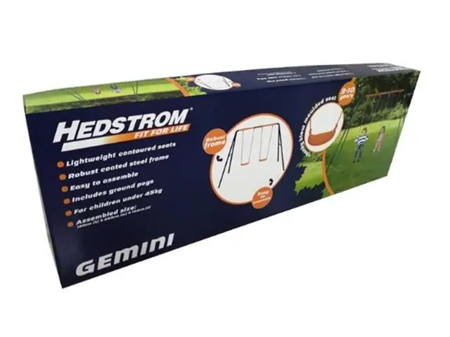 Columpio Doble Hedstrom 180X272X156