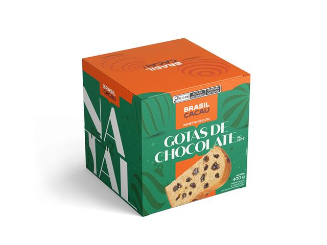 Panettone Gotas de Chocolate Brasil Cacau 400g