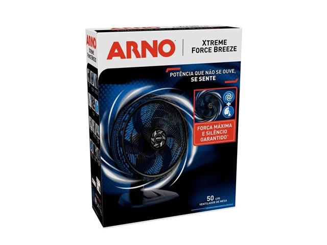 Ventilador de Mesa Arno VB50 Xtreme Force Breeze Preto 50CM 110V - 7