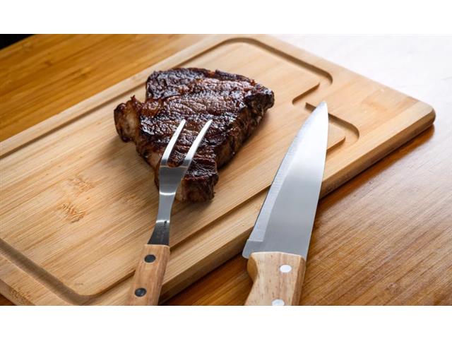 Conjunto para Churrasco em Bambu 3 Peças - 1