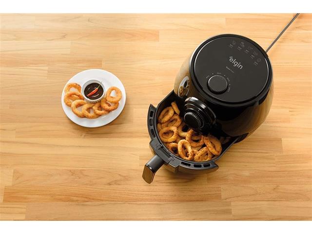 Fritadeira Elétrica sem Óleo Elgin Quick Fryer 4 Litros Preta 220V - 3