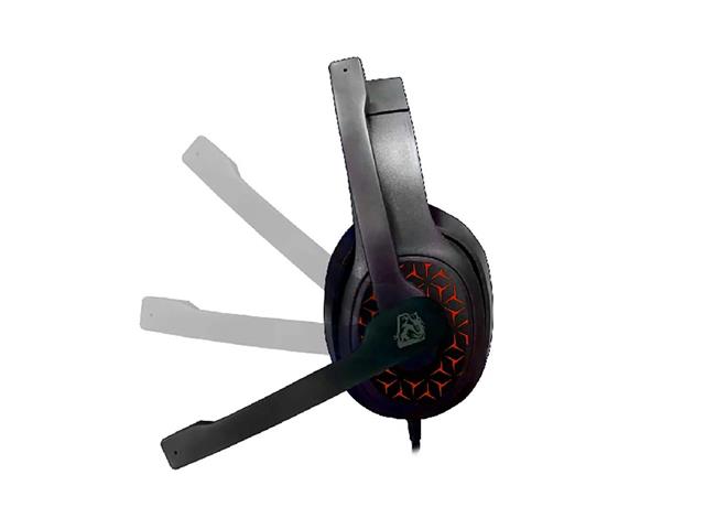 Headset Gamer ELG Emperor P3+P2 Preto e Vermelho HGE01 - 1