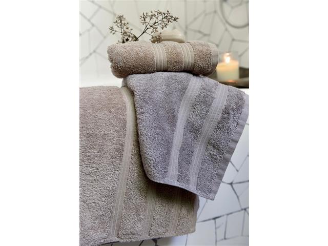 Set de Toalla y Toallón Mariages Home 800 gr gris