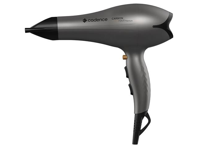 Secador de Cabelos Cadence Carbon Hair Titanium Cinza 220V - 1