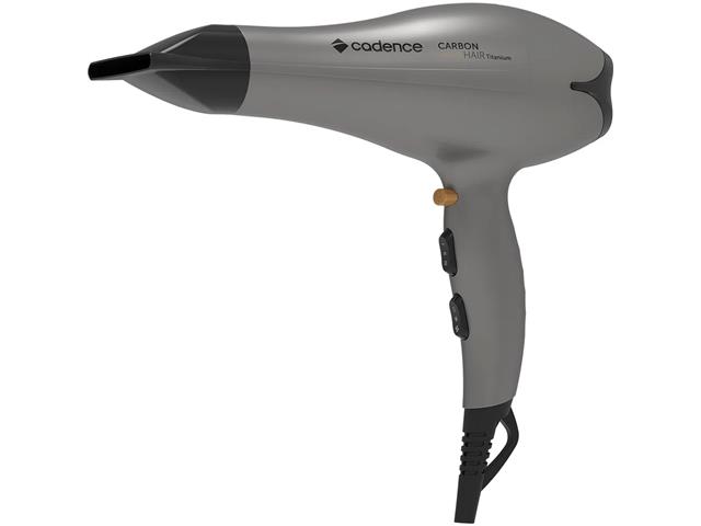 Secador de Cabelos Cadence Carbon Hair Titanium Cinza 220V - 2