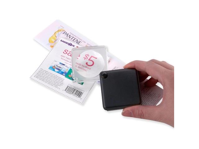 Lupa Retrátil Carson MagniFlip GN-33 com Ampliação de 3x