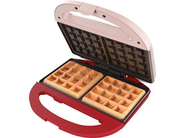 Máquina de Waffle Cadence Waf200 Duet Rosa 110V - 3