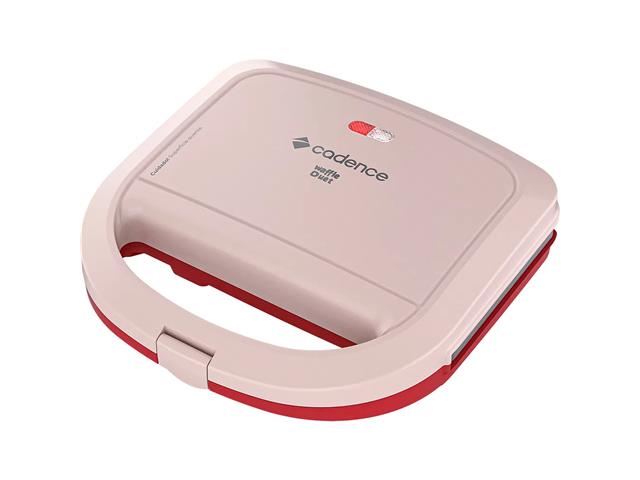 Máquina de Waffle Cadence Waf200 Duet Rosa 110V - 5