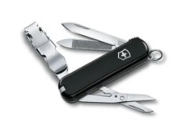 Navaja Victorinox Nailclip 580 65MM, Negro