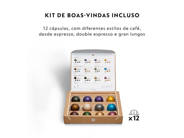 Cafeteira Nespresso Automática Vertuo Pop Azul Pacífico 220V - 6