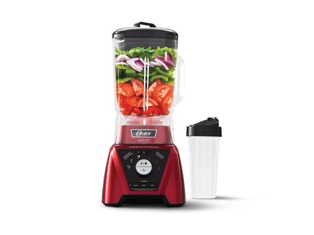 Licuadora Oster Xpert de 2 l + Vaso Blend NGo, Rojo