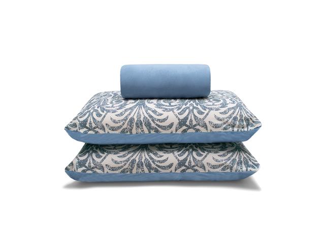 Jogo de Cama King Buettner Basic Lucerna Azul - 1