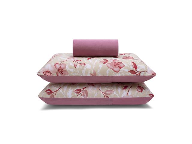 Jogo de Cama Quen Buettner Basic Laiane Bordo - 2