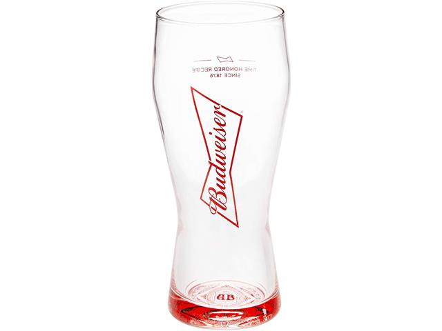 Jogo de Copos para Cerveja Budweiser Transparente 4 Peças - 2