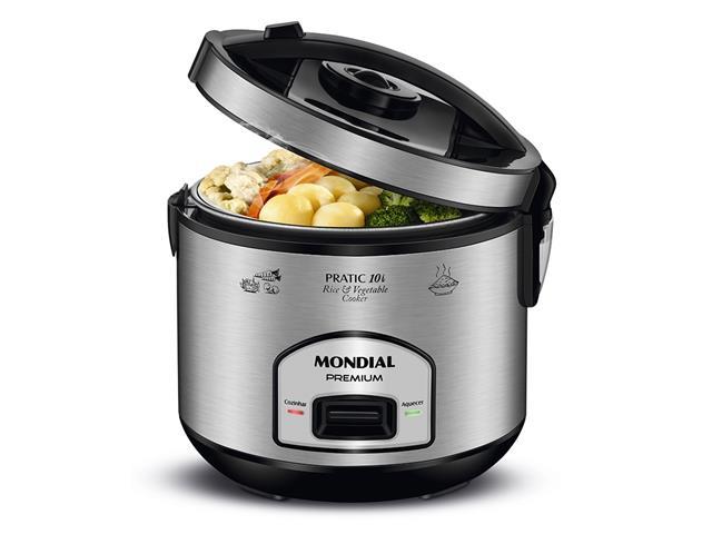 Panela Elétrica de Arroz Mondial PE-42-10X Pratic 10 Xícaras 700W 220V - 1