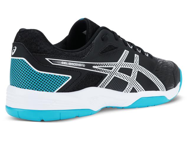 Tênis Asics Gel-Backhand Black/Island Blue Masc Tam 43 - 1
