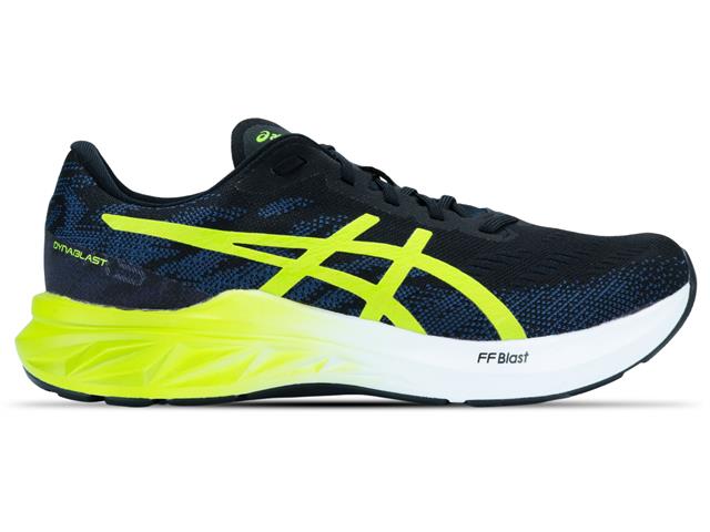 Tênis Asics Dynablast 3 Black/Lime Zest Masc Tam 39
